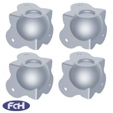 Large Stackable Ball Corners - 58mm x 58mm - Pack of 4